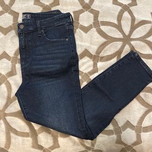 High rise skinny jeans
